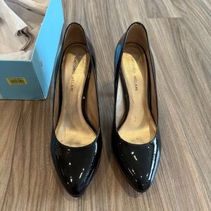 Antonio Melani Black Patent Heels